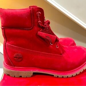 Limited Edition Red Timberlands